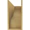 Ekena Millwork 12"W x 36"D x 24"H Classic Garner Rough Cedar Woodgrain TimberThane Corbel, Primed Tan CORUR12X36X24GARRCPR - alternate 5